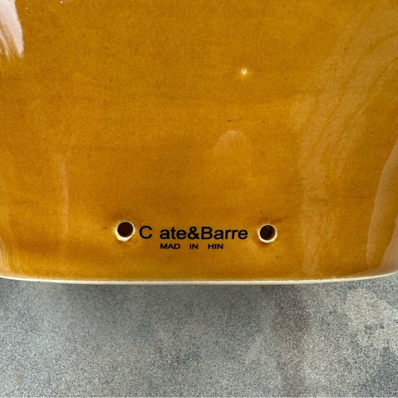 Crate & Barrel Ceramic Stoneware Fall Pumpkin Bread Cake Baking Jello Mold Decor - Picture 4 of 5